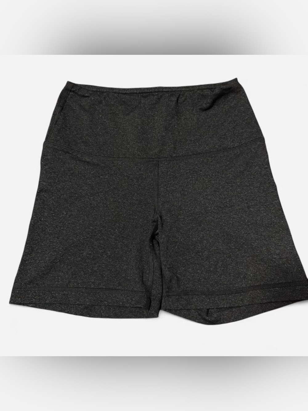90 Degree By Reflex Women’s Charcoal High-Rise Bike Shorts